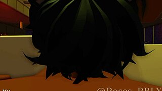 Roblox night club dance goes intense