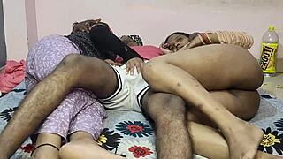 maa and beti make servant lick milf pussies suck asses in steamy threesome
