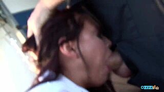 the busty sluts rush outside once the contest starts, racing to cum first in wild group pounding