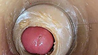 Super Cum Fills Tight Pussy in Close-Up 4k Asmr