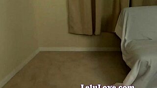 Lelu Love in pigtails sucks cock rides hard and takes dripping creampie