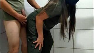 fan calls me over for shower turns into crazy rough bathroom sex with domination