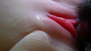ready for this shaved fuck doll's double anal penetration and handjob close-up?