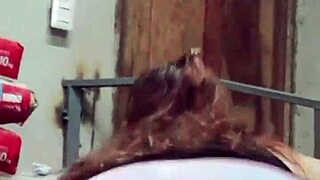 big booty mature prostitute flaunts her marked panties ready for intense pounding