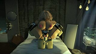 roblox slut bent over doggystyle taking monster bbc cum pounding