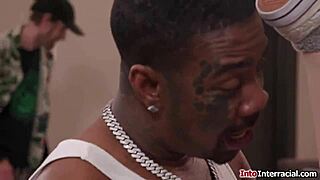 Why does my boyfriend fuck me hard with his monster cock in front of everyone?