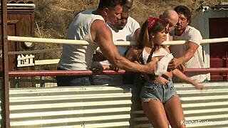 keisha grey takes on a bunch of cocks in wild gangbang orgy cumshot frenzy 😈🍆