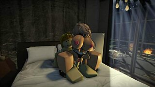 roblox slut bent over doggystyle taking monster bbc cum pounding