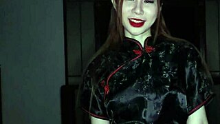 April Maxima overwhelmed by two throbbing black cocks pounding