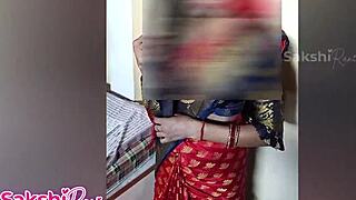 dever hikes bhabi's saree for tight pussy pounding in indian roleplay