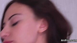 Sexy Bombshell Lesbians Fist And Spread Gaping Anal Holes Wide