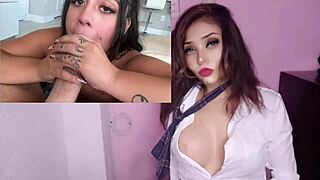 horny latina with big tits fucks her stepbrother hard