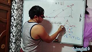 19 year old asian nerd student bangs teacher in bedroom