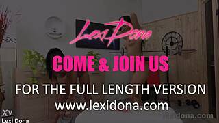 lexidona and fitness partner explore lesbian nude play