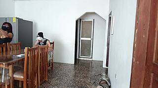 Maid Whore's Fat Ass Shakes On Cam!