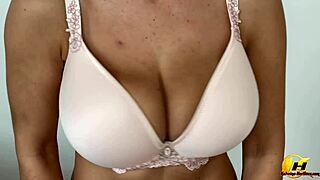 Bouncing my huge natural tits wild in slow mo