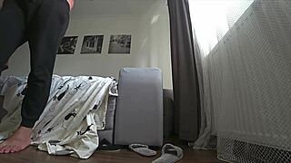 Real Cheating Wife Fucks Friend Anal While Husband Works!