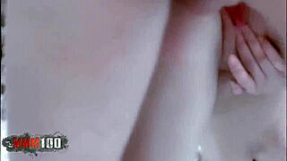 skinny blonde ava fucked rough deep on beach till orgasm