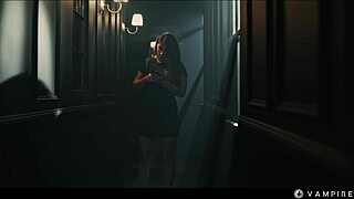 octokuro's huge-titted vampirella cosplay dominates sata jones lesbian hard