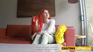 Curvy Colombian Latina MILF Falls For Fake Casting's Rough Monster Cock Pounding