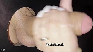 Paolla hotwife mom screams riding huge black cock at swing house gloryhole