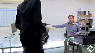 Investigating this sexy Indian auditor led to skirt up and fat dick pounding her tight pussy