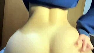 Best reverse cowgirl ever from amateur college roommate spins wild!