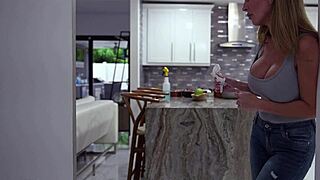 yo my scandalous stepmom rides cock shaved pussy taboo