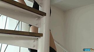 Experienced Vixen Fucks Two Studs Deepthroat Doggystyle Cum in Mouth Heels