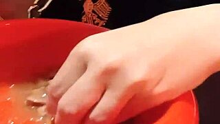 german milf sandra pumps swollen pussy eats dog food facefucked swallows cum 🤮🍆