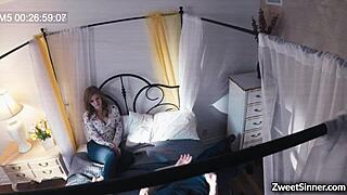 Hot milf ella nova spreads pussy wide before neighbor nathan bronson drills her deep to mutual orgasms