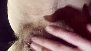Teacher Fingers Dripping Hairy Pussy to Orgasm in Passionate Break Session
