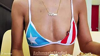 hairy latina plugs fluffy asshole flashing public miniskirt tease