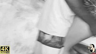 Chayenhy meets pele vip for big black cock interracial anal blowjob in construction?