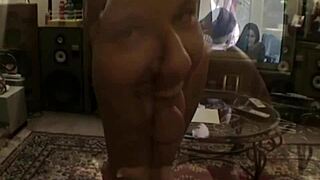 Misty's Natural Tits Wrap Tight Around Cock in Closeup Titty Fuck