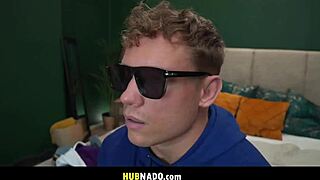 blind date blonde with small athletic tits deepthroats muscular bodybuilder's monster cock before spanking creampie missionary!