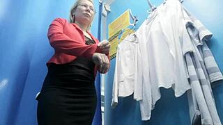 hidden cam catches russian girl huge boobs nipples in dressing room