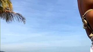 shorts hugging my big pussy flash so tight on beach didn't even notice the outline