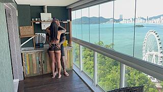 Millionaire invites her to duplex for passionate doggystyle with that hottie