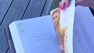 Petite blonde playboy tease legs blue eyes shaved