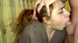 Very Sloppy Deepthroat with Ball Licking and Face Fucking