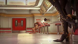 zarya ashe and brigitte shemales pound d va mei asses in overwatch futa orgy