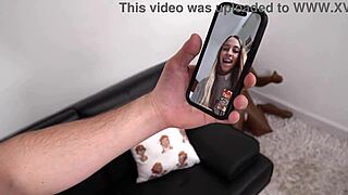 melody marks rides monster cock on porndudecasting couch in uncensored doggystyle petite adventure