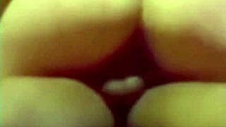 Hottie fingers wet pussy before mounting huge cock ride