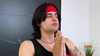 Asian yoga milf Nicole Doshi Dee Williams slips bends over deepthroats rides doggystyle cowgirl on client's hard cock