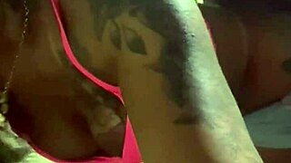 the blonde brazilian trans crossdresser got milked raw on the street by a black guy.