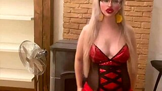 i'm dancing to that findom goaldigger song in glasses like a belly dancer blonde
