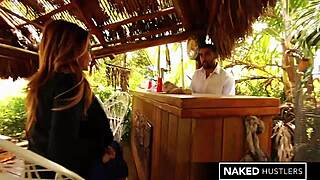 Real Florida Housewife Milf Confesses Tanned Big Tits Craving BBC Doggystyle in Restaurant