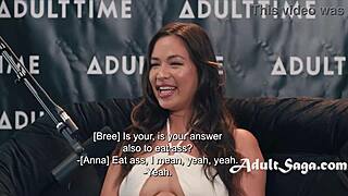 Blonde latina bends over in casting for daily ass licking interview fun