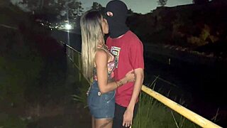 damn, my wife grabs street stranger for hot anal pounding right there